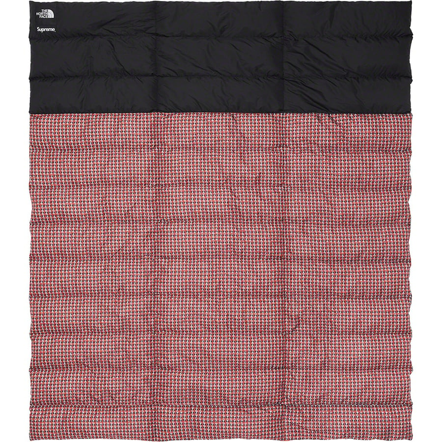 Details on Supreme The North Face Studded Nuptse Blanket Red from spring summer
                                                    2021 (Price is $298)