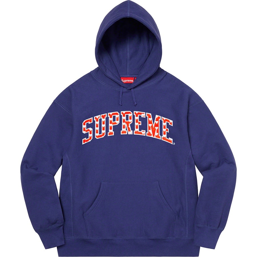 Details on Hearts Arc Hooded Sweatshirt Washed Navy from spring summer
                                                    2021 (Price is $168)