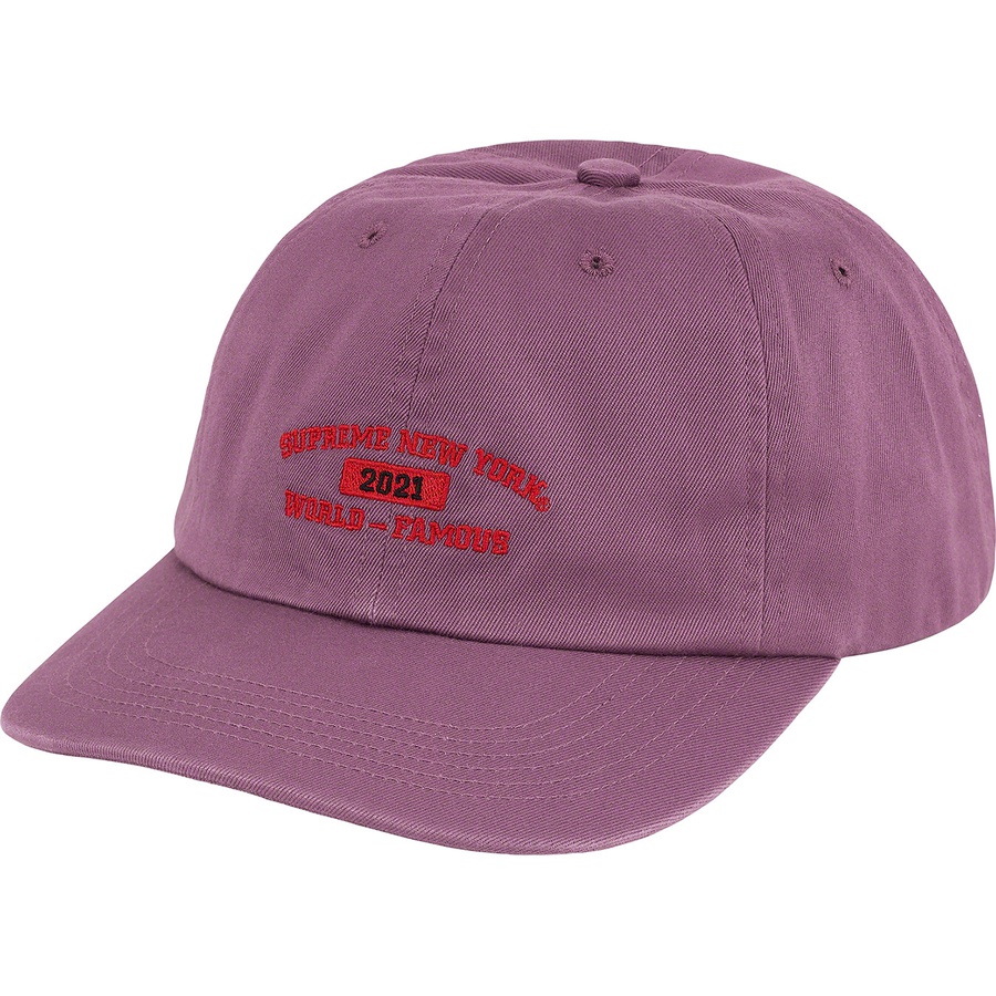 Details on World Famous 6-Panel Dusty Purple from spring summer 2021 (Price is $48)
