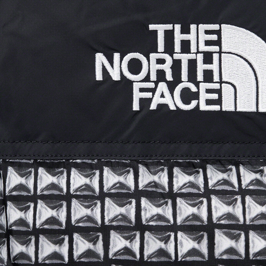 Details on Supreme The North Face Studded Nuptse Vest Black from spring summer
                                                    2021 (Price is $248)