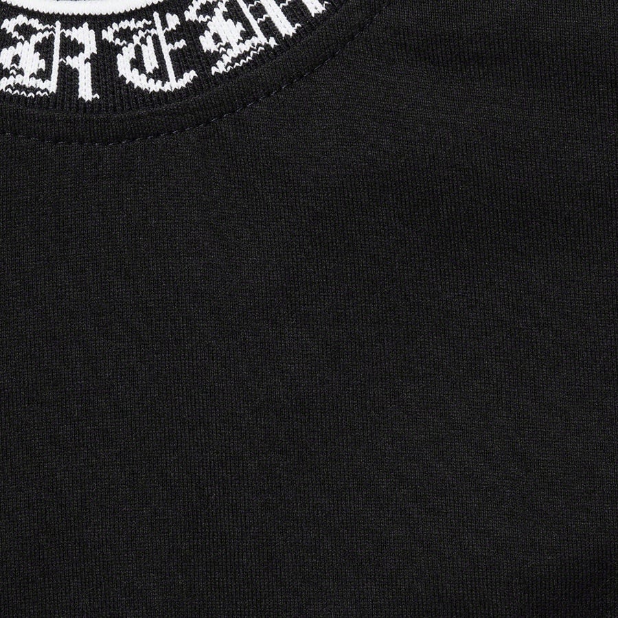 Details on Old English Collar Logo L S Top Black from spring summer
                                                    2021 (Price is $88)