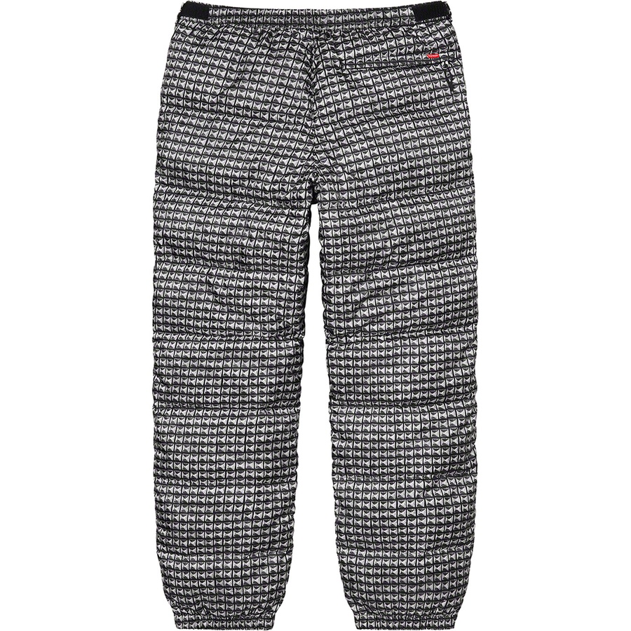 Details on Supreme The North Face Studded Nuptse Pant Black from spring summer
                                                    2021 (Price is $228)