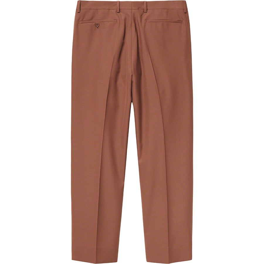 Details on Pleated Trouser Brown from spring summer
                                                    2021 (Price is $168)