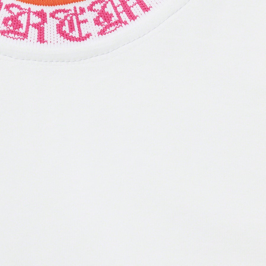 Details on Old English Collar Logo L S Top White from spring summer
                                                    2021 (Price is $88)