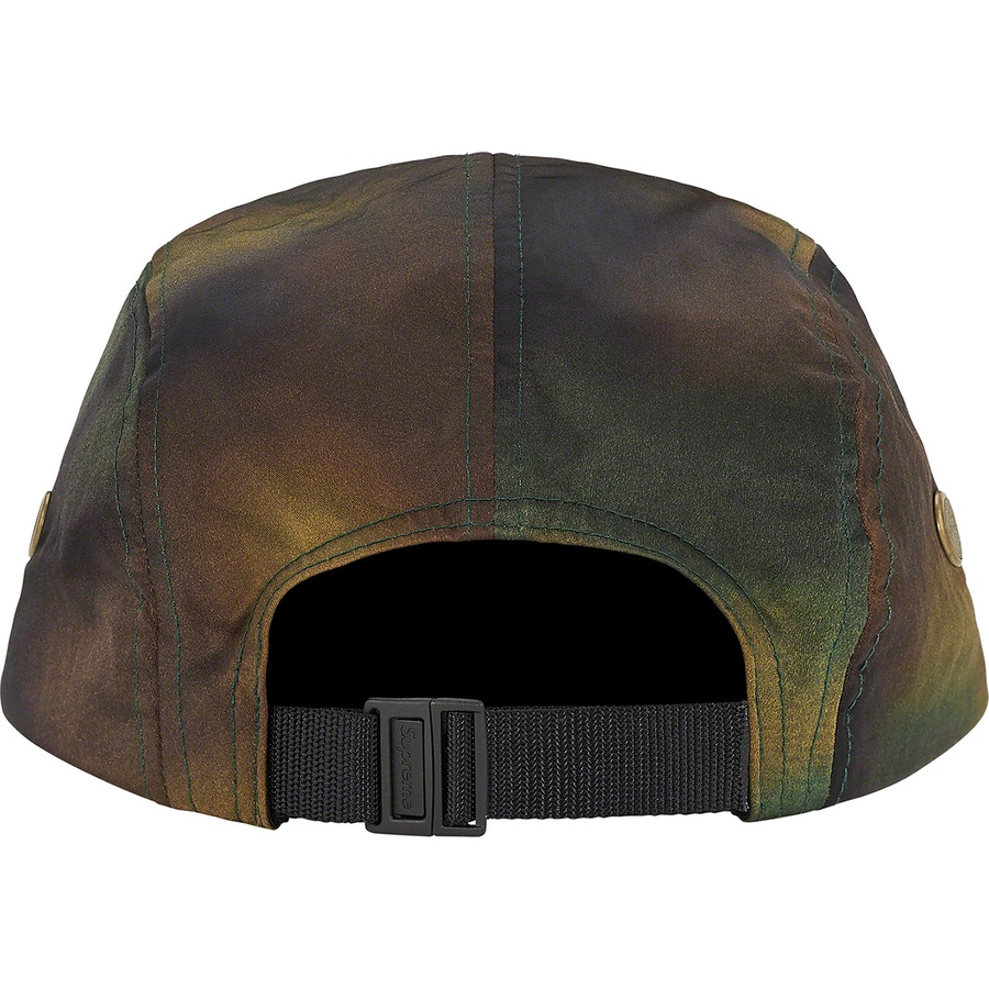 Details on Washed Satin Camo Camp Cap Woodland Camo from spring summer
                                                    2021 (Price is $54)