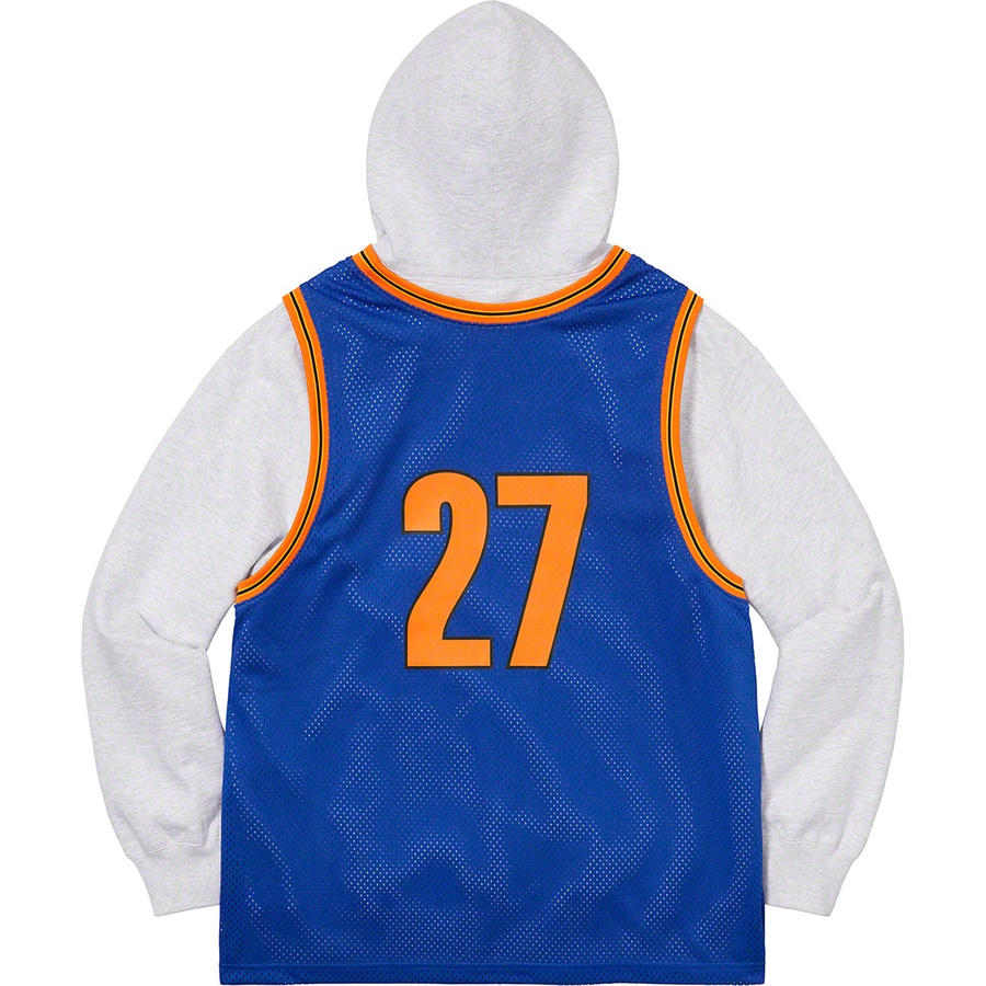 Details on Basketball Jersey Hooded Sweatshirt Ash Grey from spring summer
                                                    2021 (Price is $158)