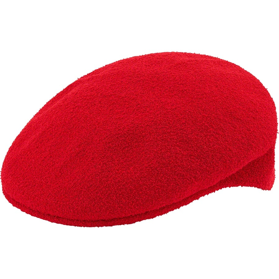 Details on Supreme Kangol Bermuda 504 Hat Red from spring summer
                                                    2021 (Price is $68)