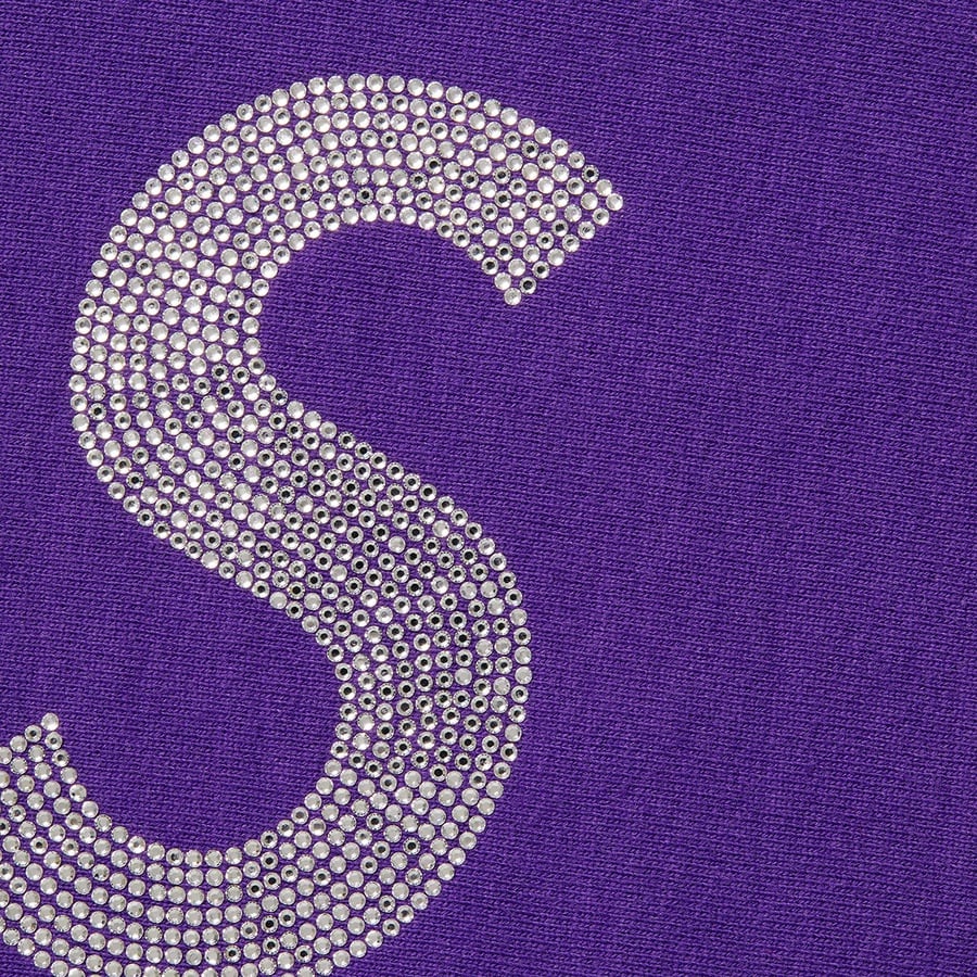 Details on Swarovski S Logo Hooded Sweatshirt Purple from spring summer
                                                    2021 (Price is $298)