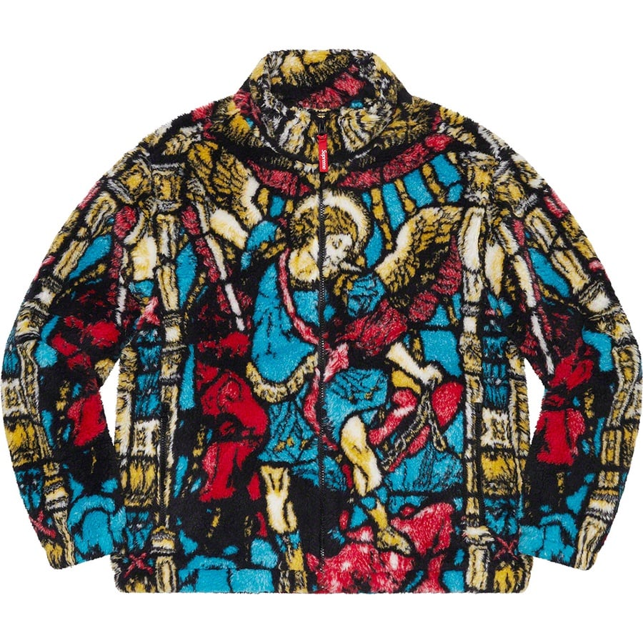 Details on Saint Michael Fleece Jacket White from spring summer
                                                    2021 (Price is $198)