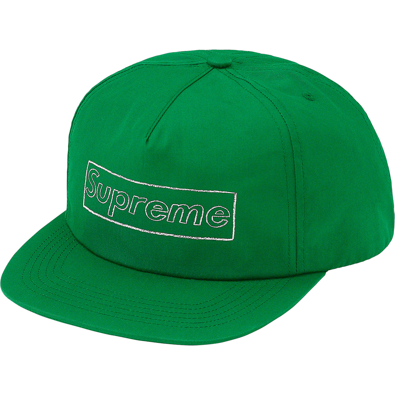 Supreme x KAWS Chalk Logo 5-Panel 'Green