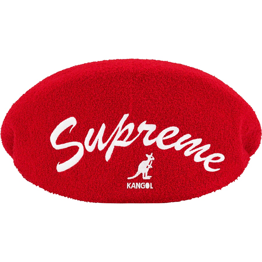 Details on Supreme Kangol Bermuda 504 Hat Red from spring summer
                                                    2021 (Price is $68)