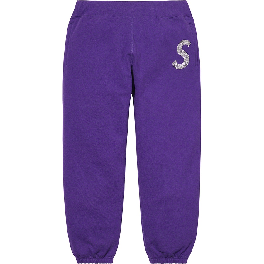 Details on Swarovski S Logo Sweatpant Purple from spring summer
                                                    2021 (Price is $298)