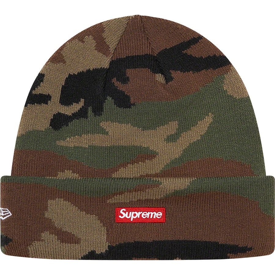 Details on New Era Swarovski S Logo Beanie Woodland Camo from spring summer
                                                    2021 (Price is $88)