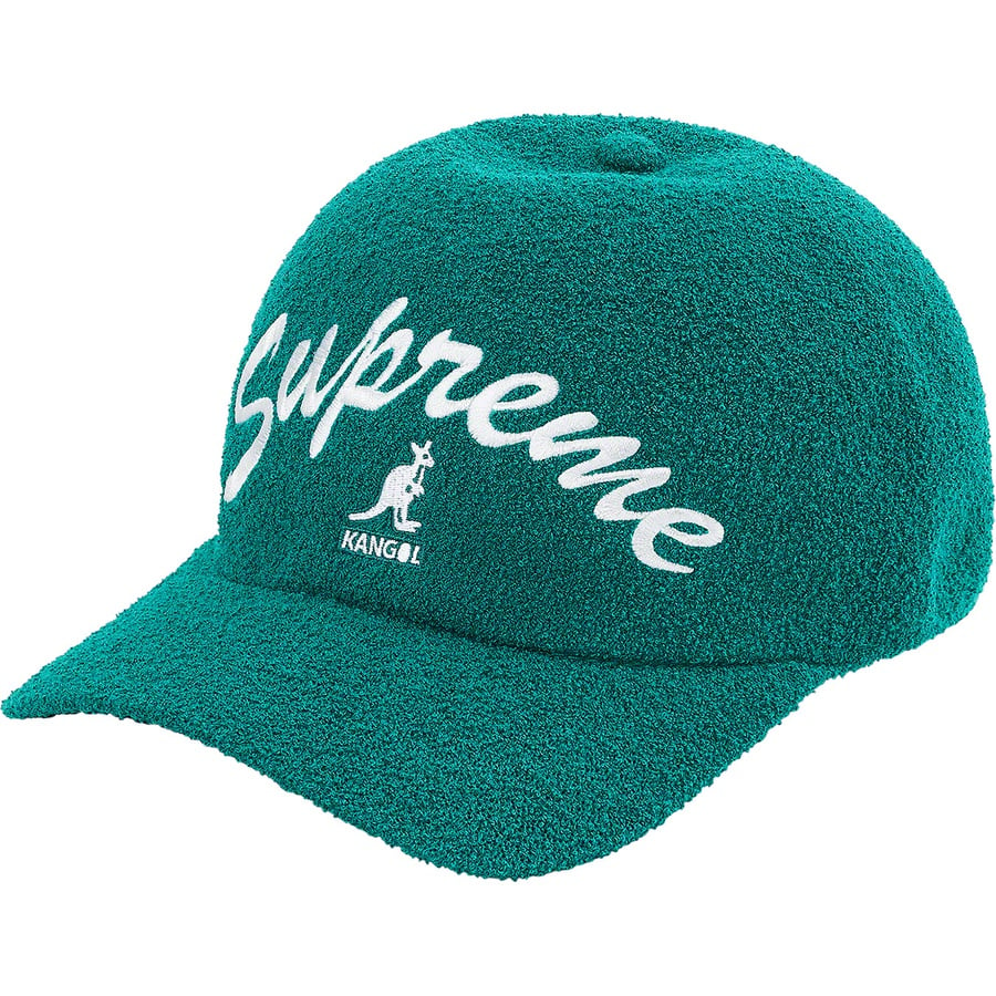 Details on Supreme Kangol Bermuda Spacecap Teal from spring summer
                                                    2021 (Price is $60)