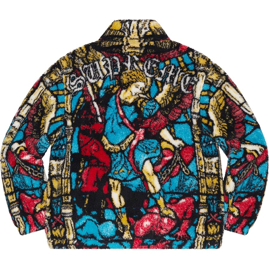 Details on Saint Michael Fleece Jacket White from spring summer
                                                    2021 (Price is $198)