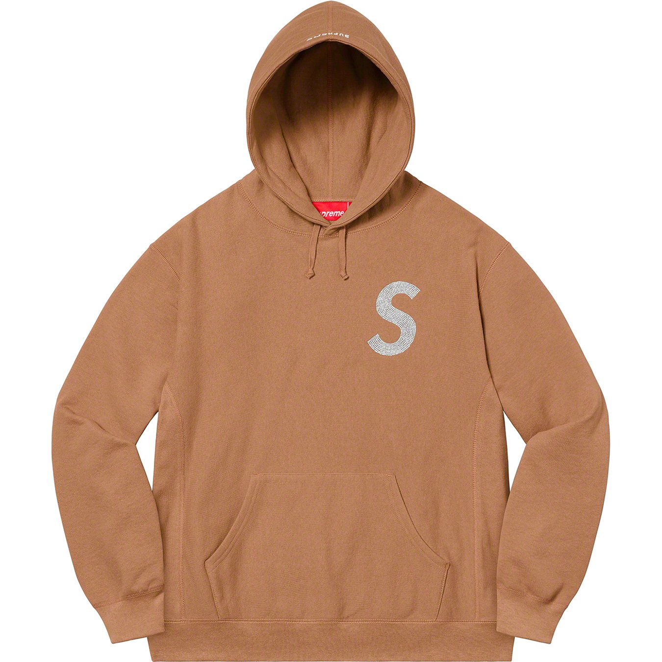 シュプリーム Swarovski S Logo Hooded