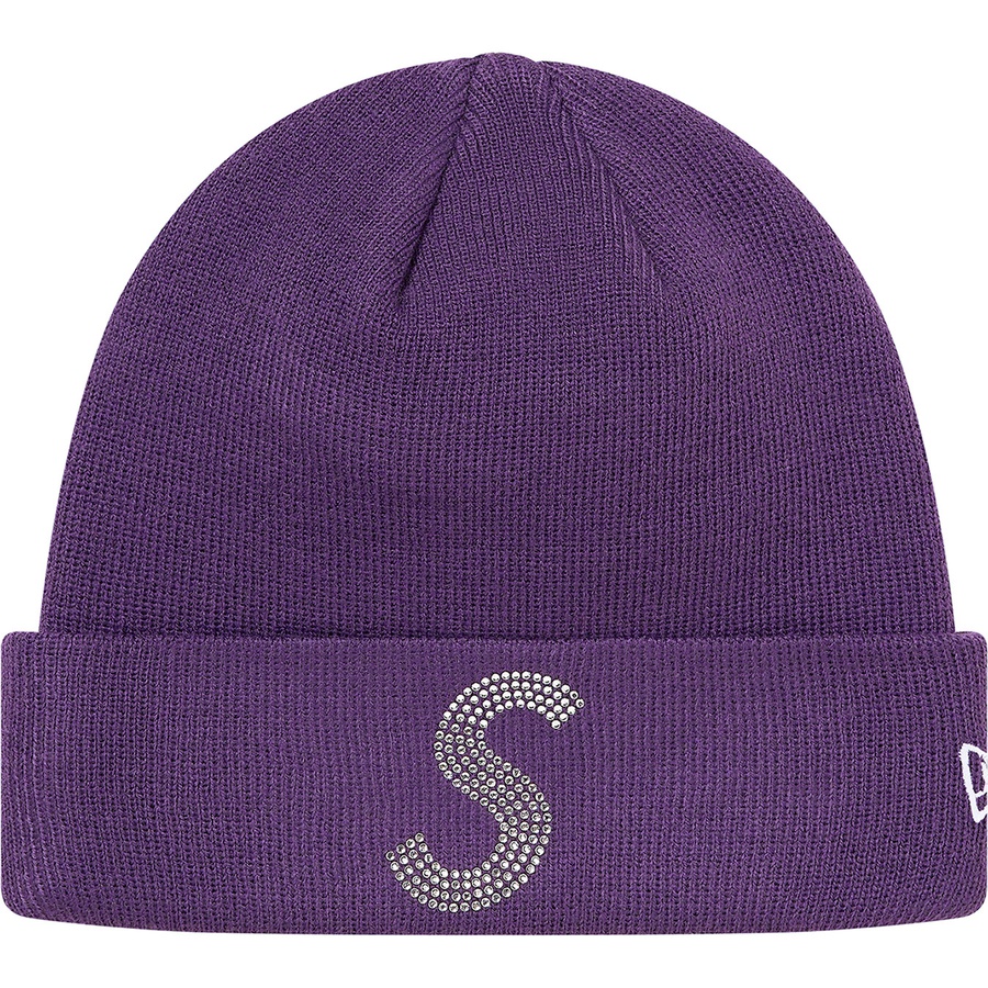 Details on New Era Swarovski S Logo Beanie Purple from spring summer
                                                    2021 (Price is $88)