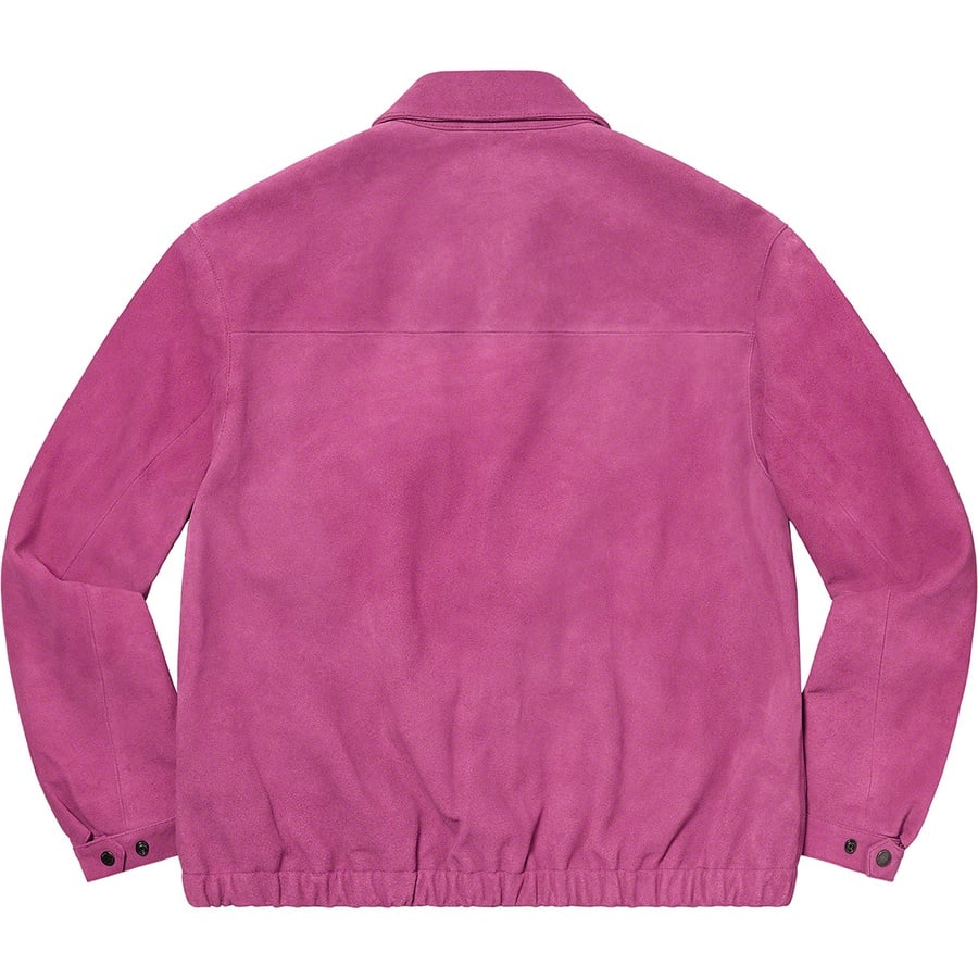 Details on Suede Harrington Jacket Dusty Pink from spring summer
                                                    2021 (Price is $498)