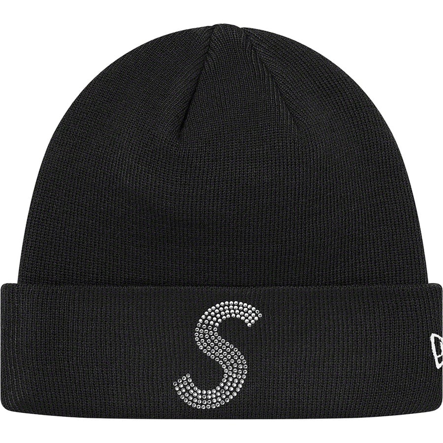 Details on New Era Swarovski S Logo Beanie Black from spring summer
                                                    2021 (Price is $88)