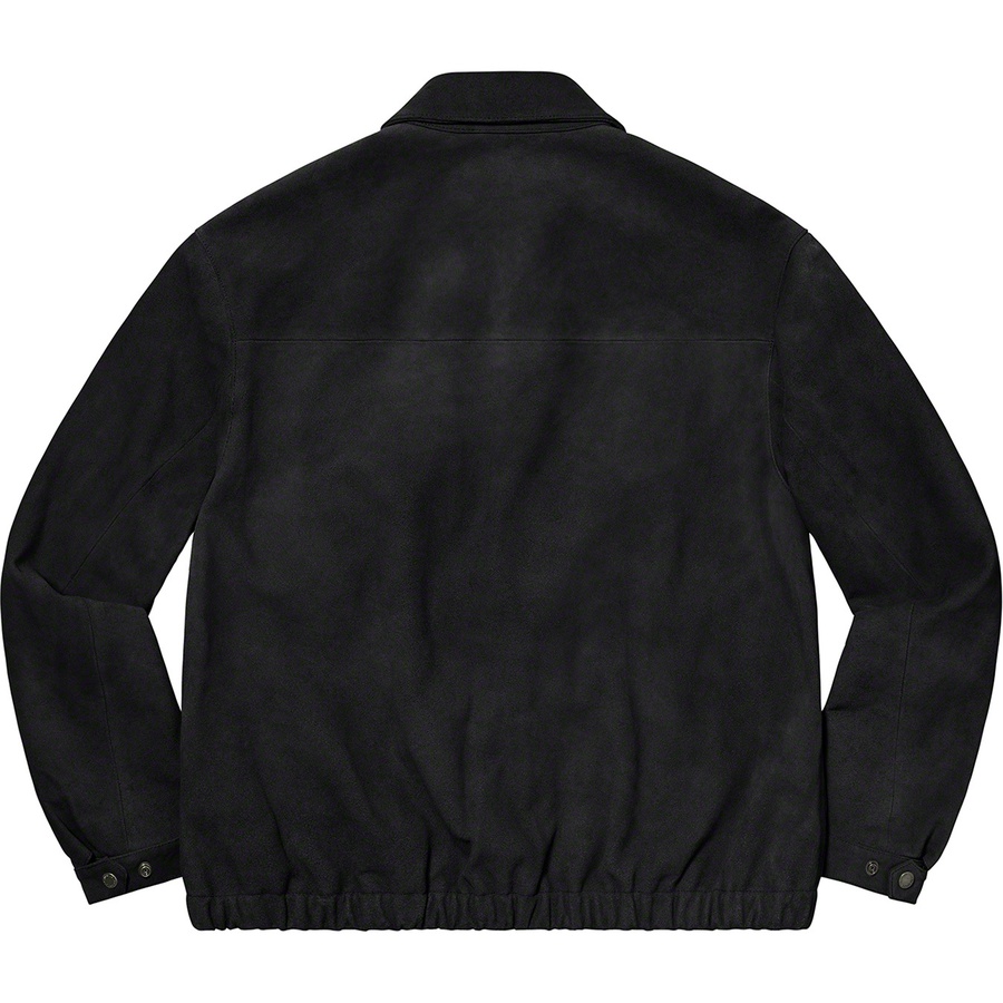 Details on Suede Harrington Jacket Black from spring summer
                                                    2021 (Price is $498)