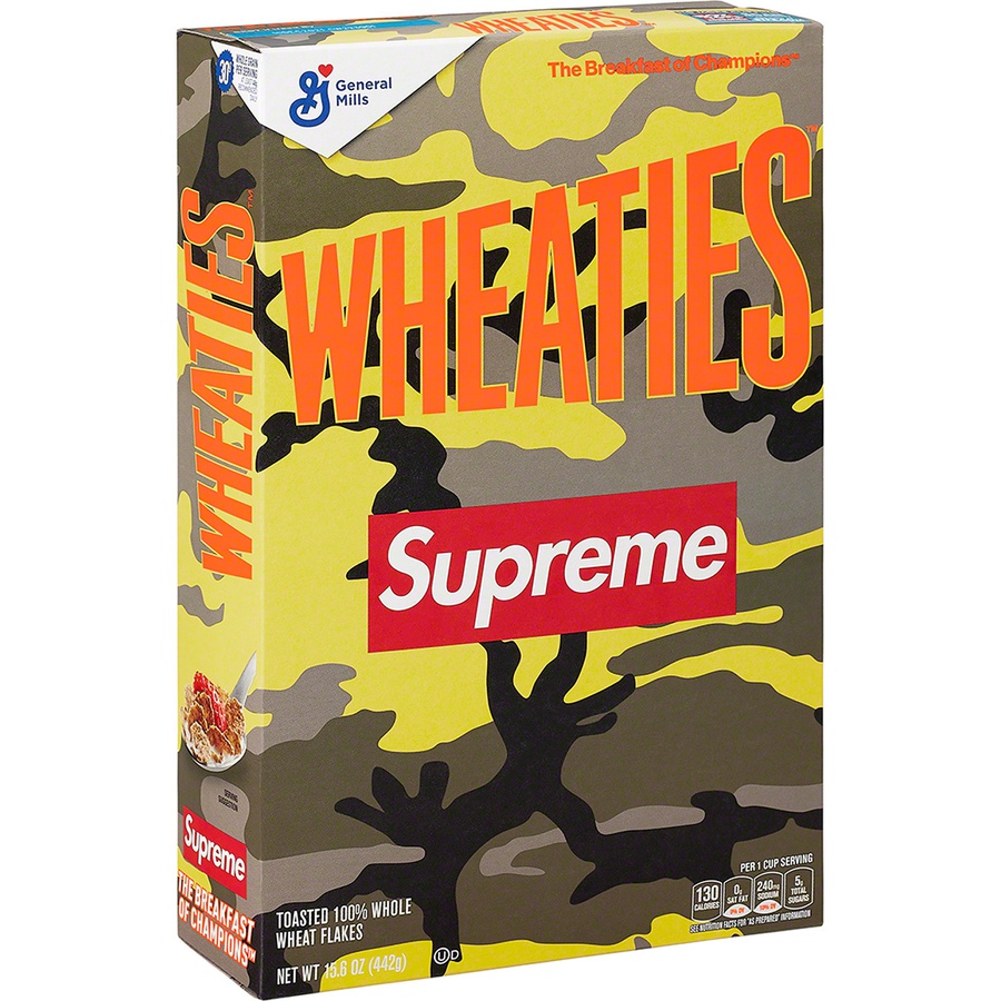 Details on Supreme Wheaties (1 Box) Yellow from spring summer 2021 (Price is $8)
