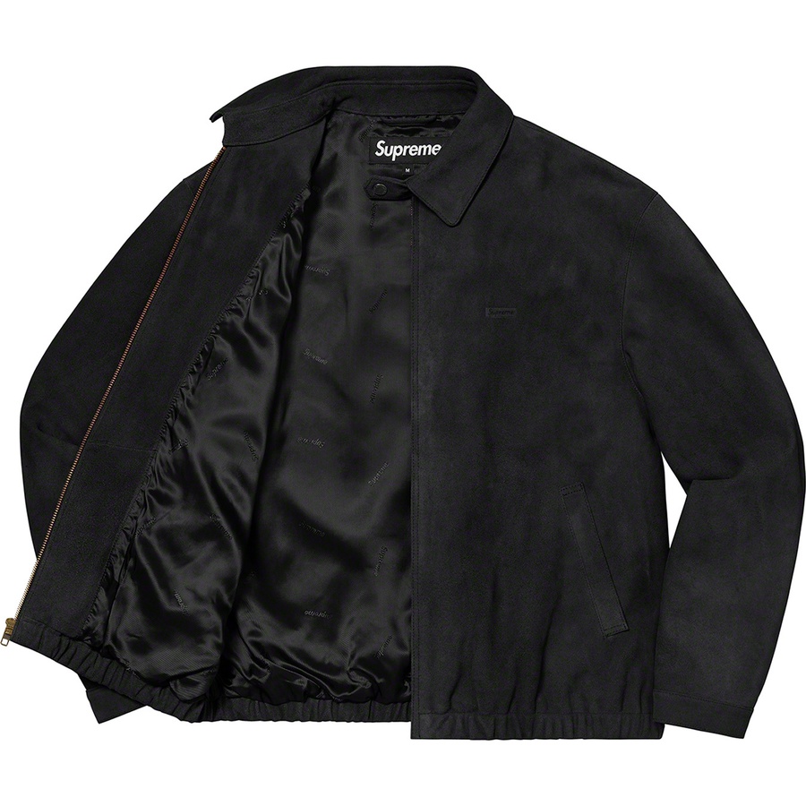 Details on Suede Harrington Jacket Black from spring summer
                                                    2021 (Price is $498)