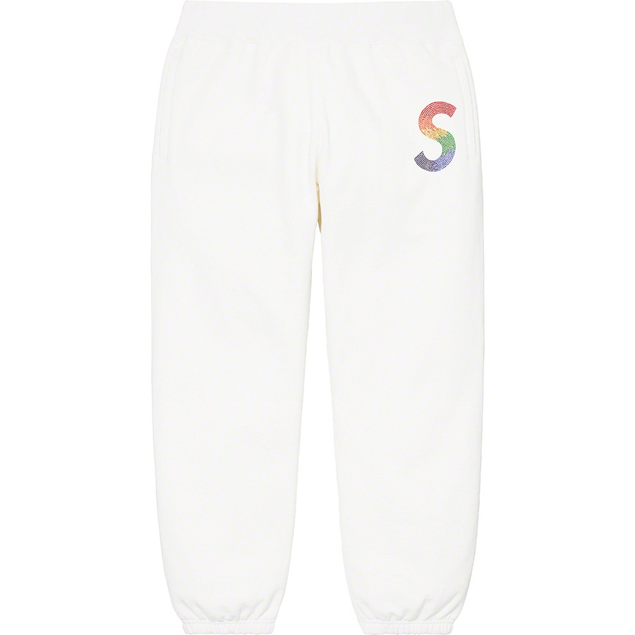 Details on Swarovski S Logo Sweatpant White from spring summer
                                                    2021 (Price is $298)