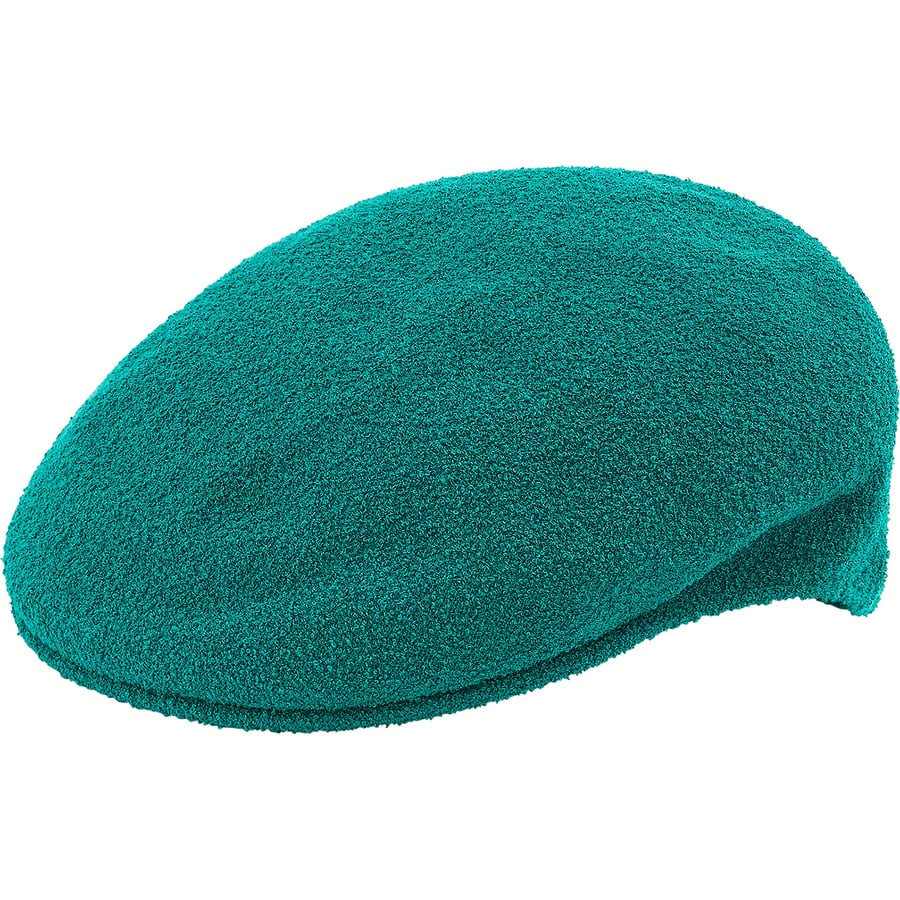 Details on Supreme Kangol Bermuda 504 Hat Teal from spring summer
                                                    2021 (Price is $68)