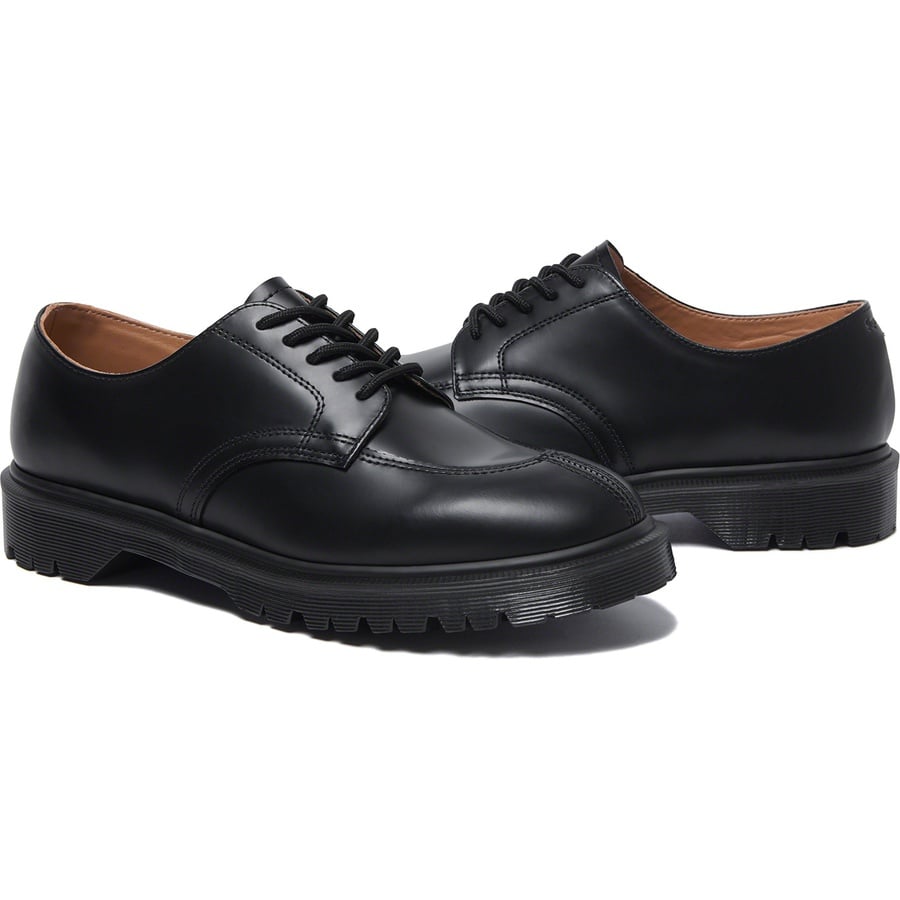 Details on Supreme Dr. Martens Split Toe 5-Eye Shoe Black from spring summer
                                                    2021 (Price is $178)