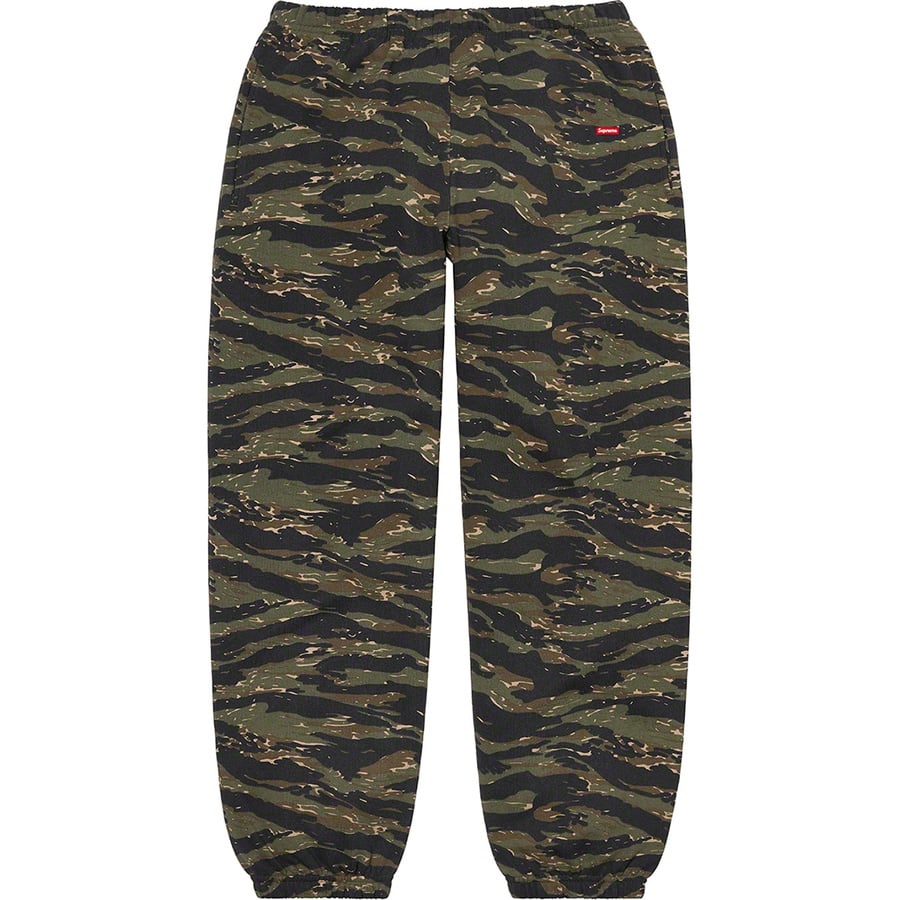 Details on Small Box Sweatpant Tigerstripe Camo from spring summer
                                                    2021 (Price is $148)