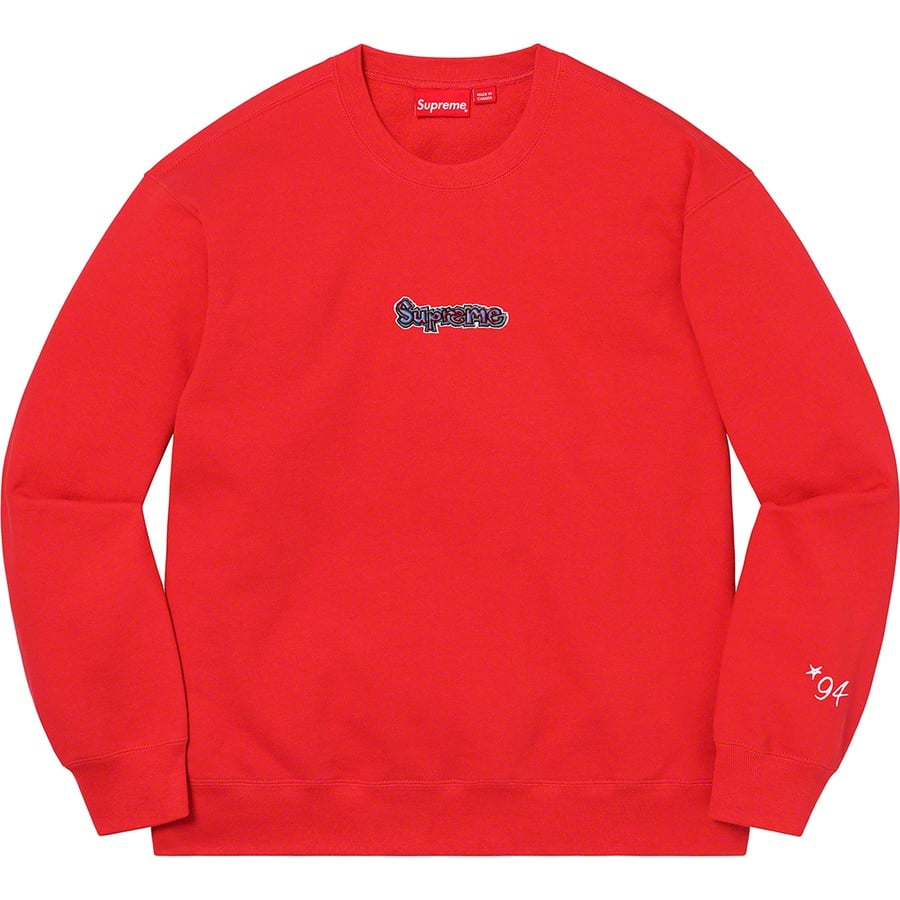 Details on Gonz Logo Crewneck Burnt Red from spring summer
                                                    2021 (Price is $158)