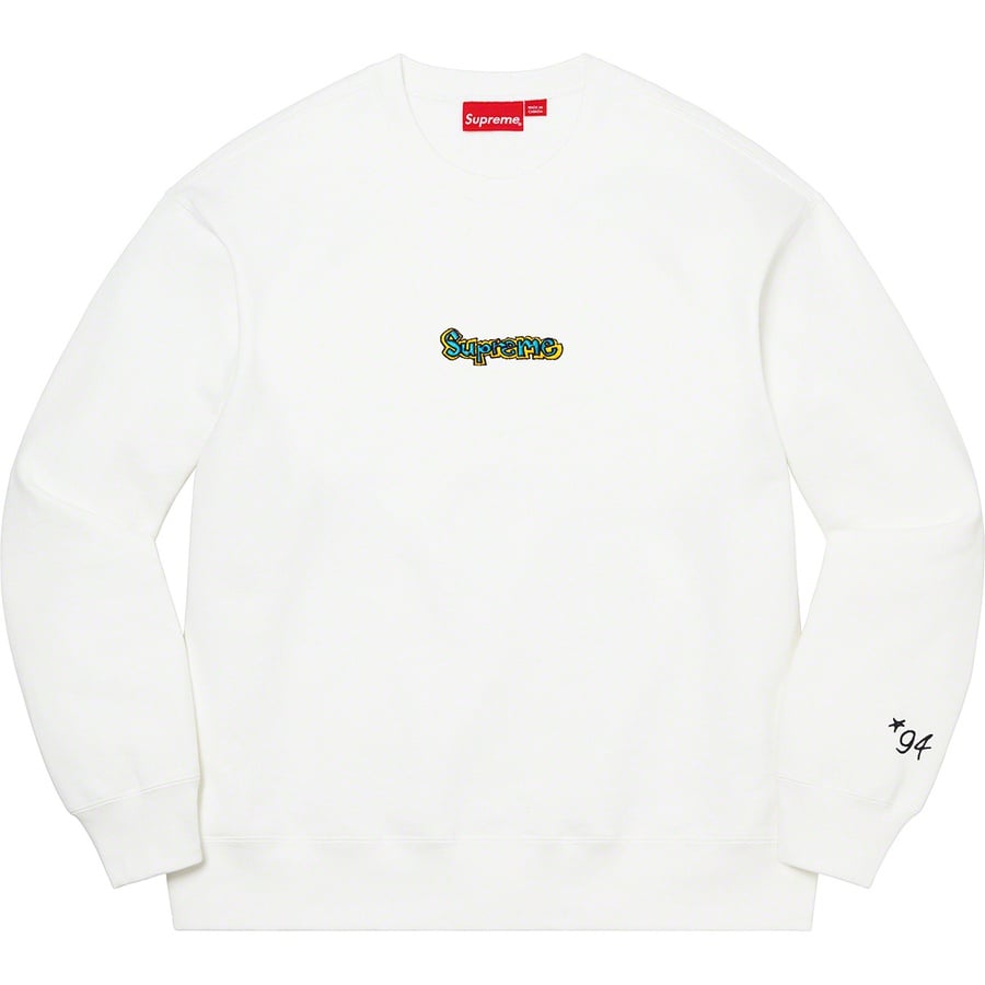 Details on Gonz Logo Crewneck White from spring summer
                                                    2021 (Price is $158)