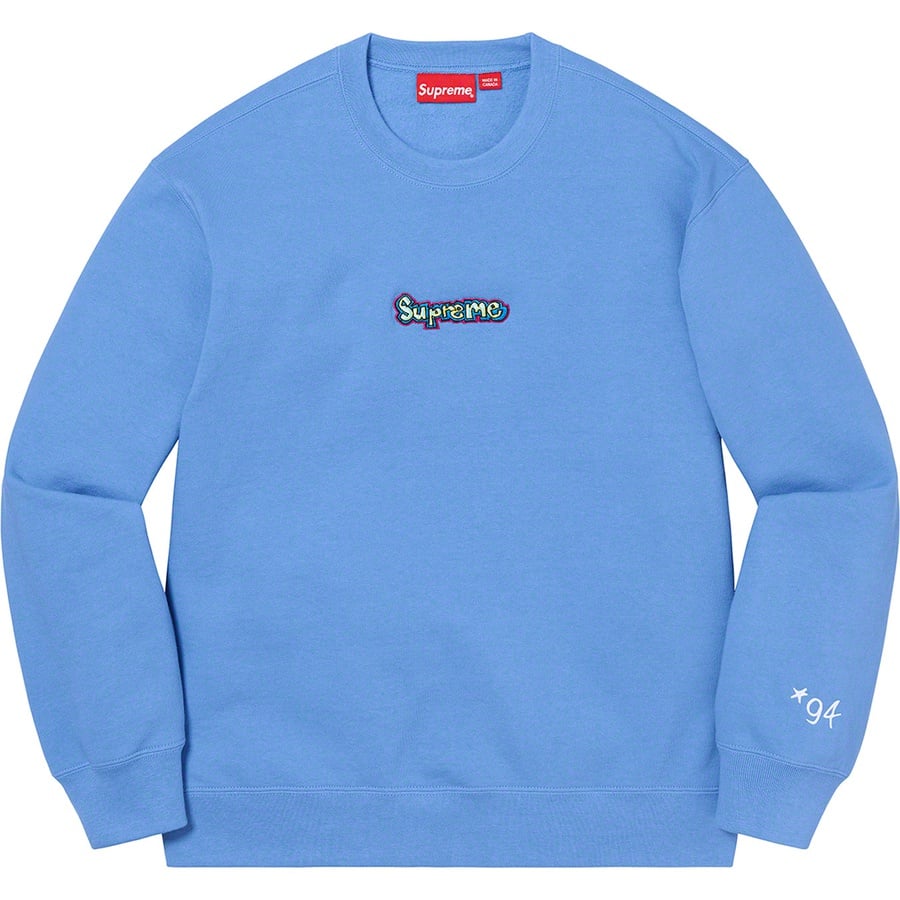 Details on Gonz Logo Crewneck Light Blue from spring summer
                                                    2021 (Price is $158)