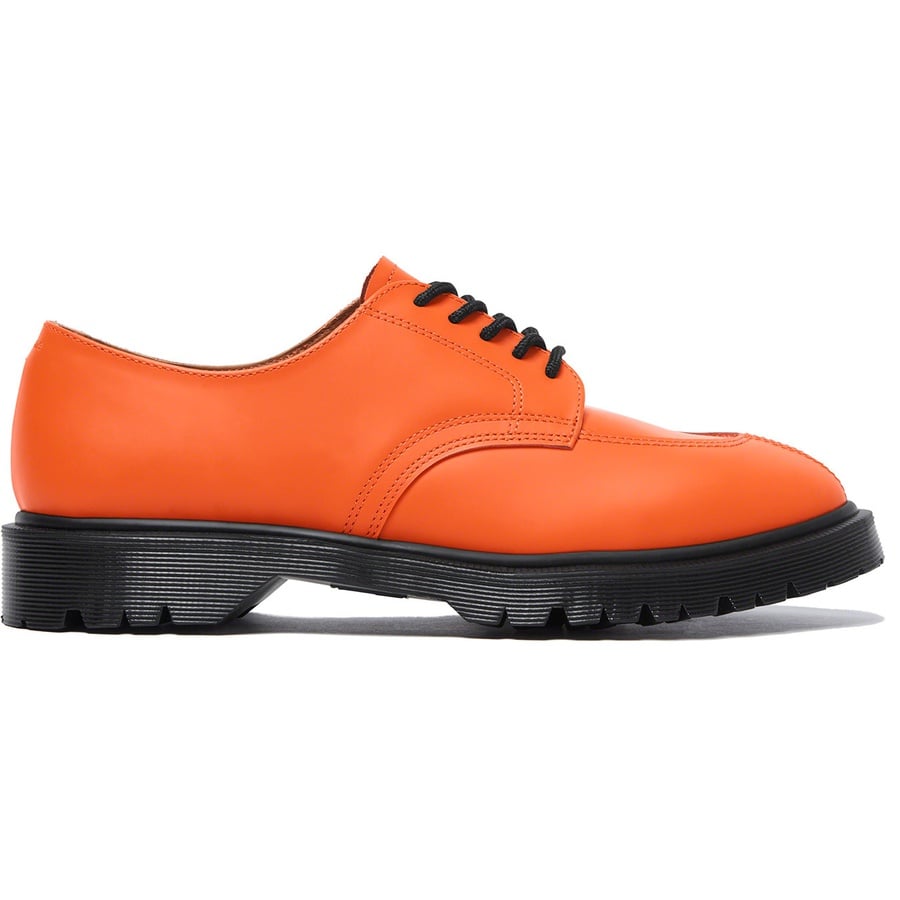 Details on Supreme Dr. Martens Split Toe 5-Eye Shoe Orange from spring summer
                                                    2021 (Price is $178)