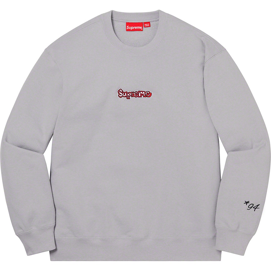Details on Gonz Logo Crewneck Grey from spring summer
                                                    2021 (Price is $158)