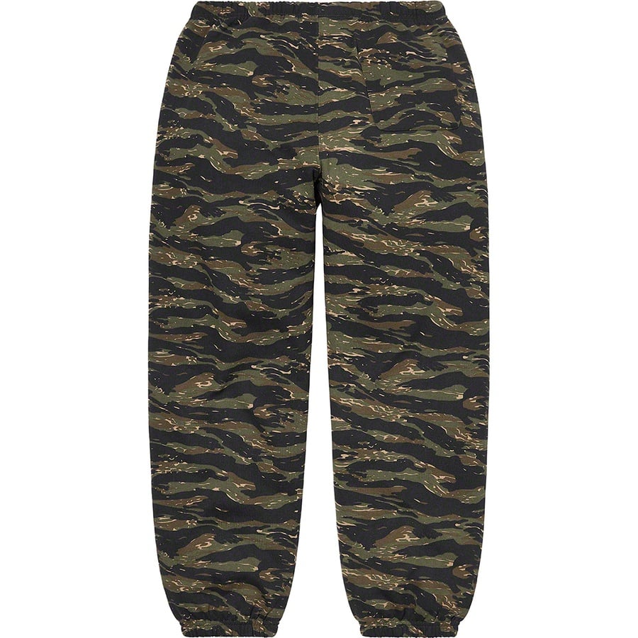 Details on Small Box Sweatpant Tigerstripe Camo from spring summer
                                                    2021 (Price is $148)