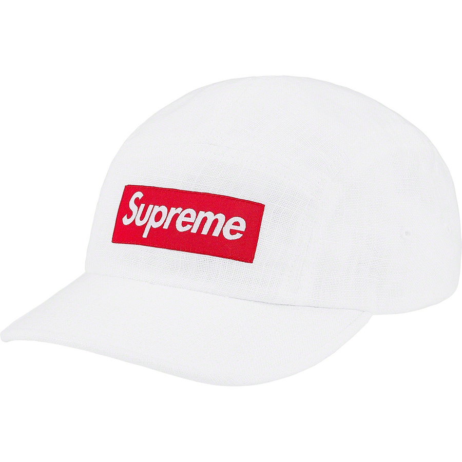Details on Linen Camp Cap White from spring summer 2021 (Price is $54)