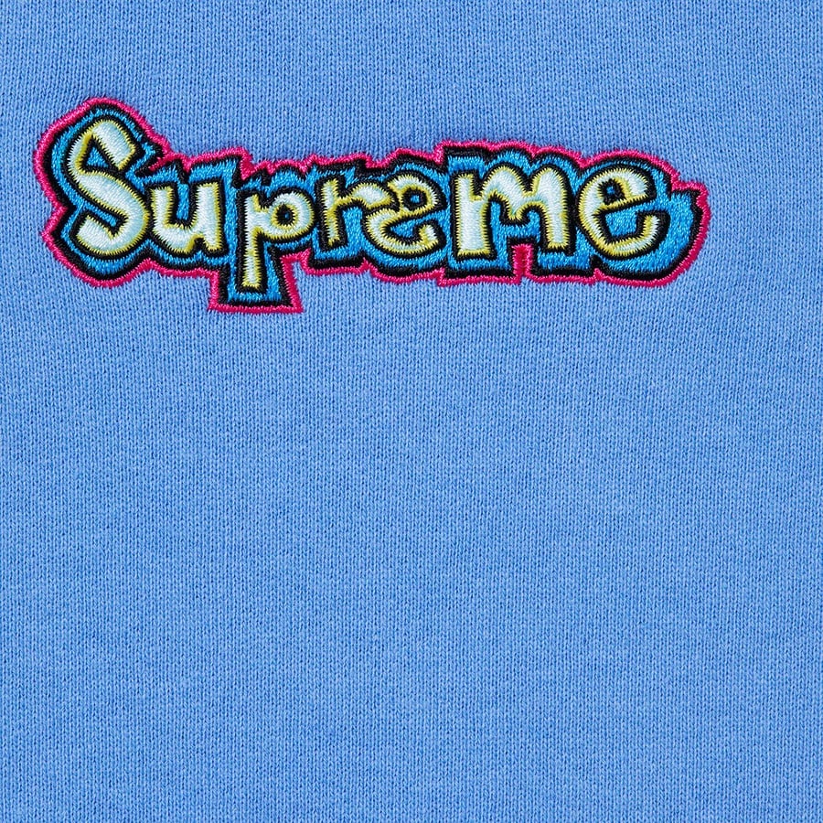 Details on Gonz Logo Crewneck Light Blue from spring summer
                                                    2021 (Price is $158)