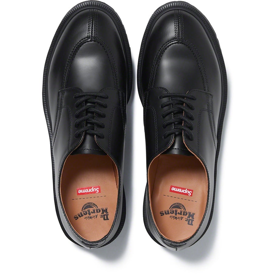 Details on Supreme Dr. Martens Split Toe 5-Eye Shoe Black from spring summer
                                                    2021 (Price is $178)