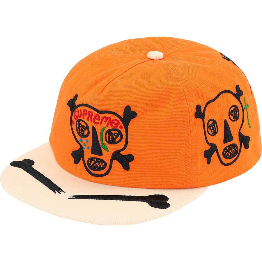 Supreme Clayton Patterson Supreme Skulls 5-Panel (SS21) - Orange - $48