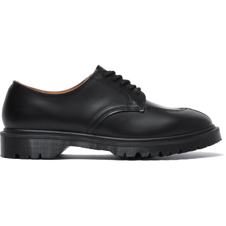 Details on Supreme Dr. Martens Split Toe 5-Eye Shoe Black from spring summer
                                                    2021 (Price is $178)