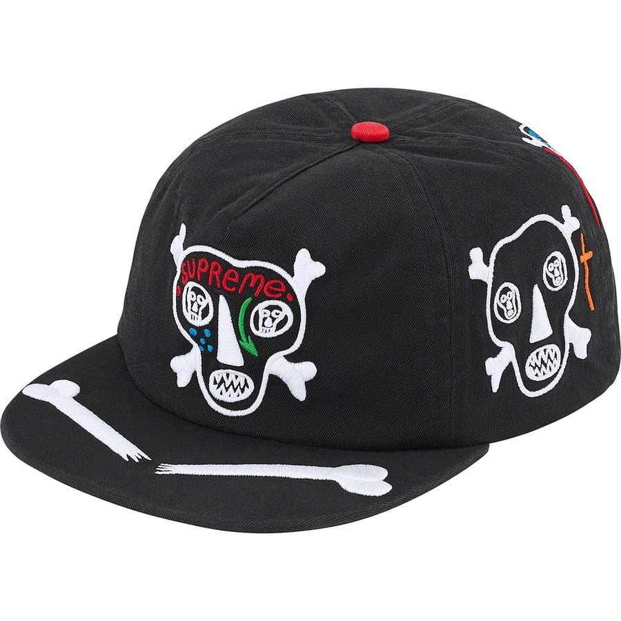 Supreme Clayton Patterson Supreme Skulls 5-Panel (SS21) - Black - $48