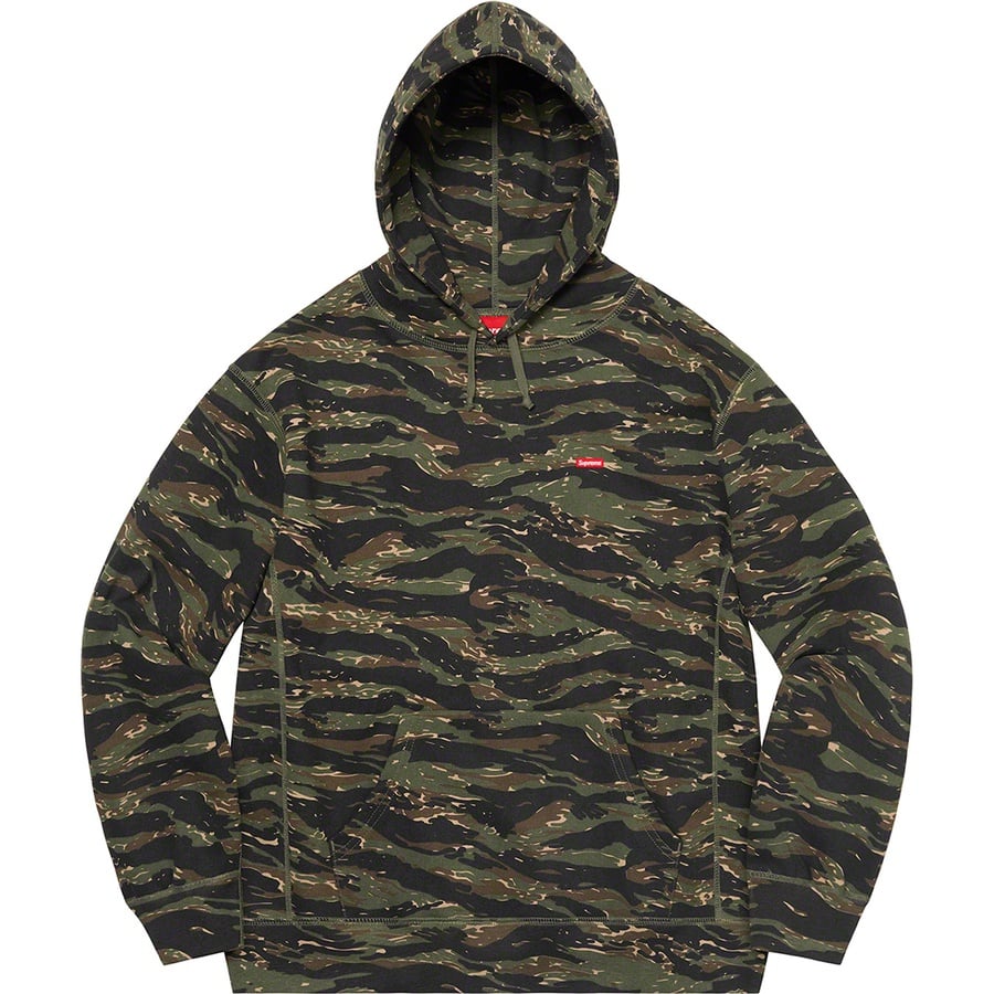 Supreme Small Box Hooded Sweatshirt (SS21) - Tigerstripe Camo - $148