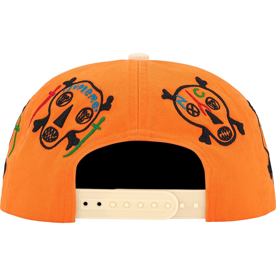 Details on Clayton Patterson Supreme Skulls 5-Panel Orange from spring summer
                                                    2021 (Price is $48)