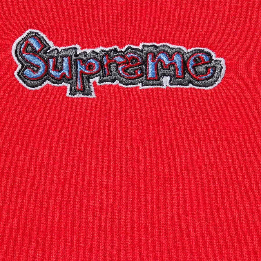 Details on Gonz Logo Crewneck Burnt Red from spring summer
                                                    2021 (Price is $158)