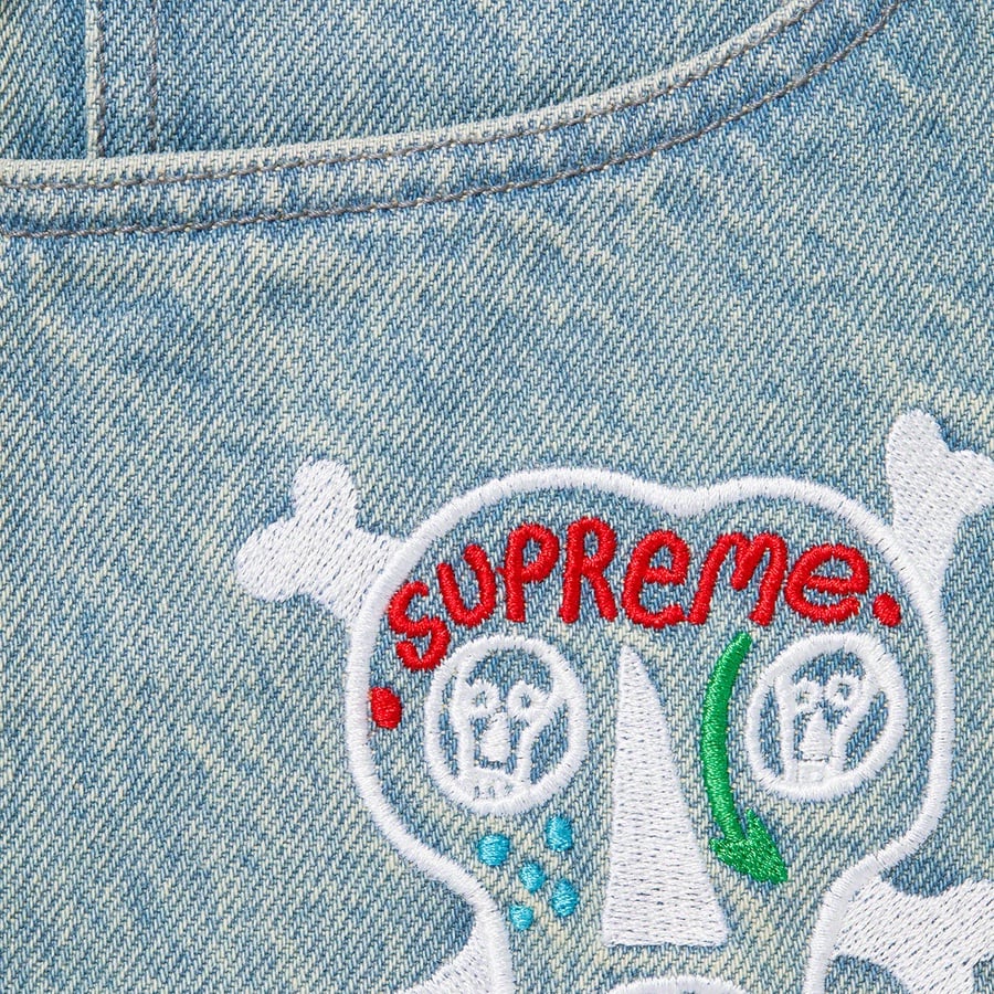Details on Clayton Patterson Supreme Skulls Embroidered Regular Jean Blue from spring summer
                                                    2021 (Price is $198)