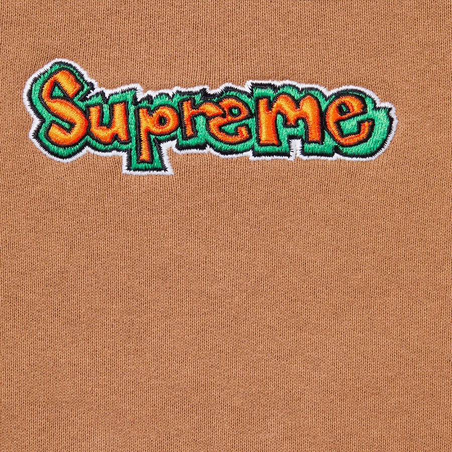 Details on Gonz Logo Crewneck Brown from spring summer
                                                    2021 (Price is $158)