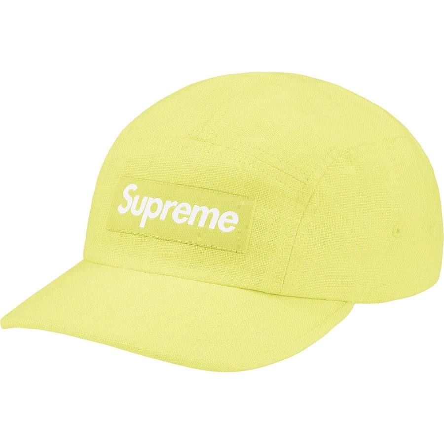 Details on Linen Camp Cap Lime from spring summer
                                                    2021 (Price is $54)