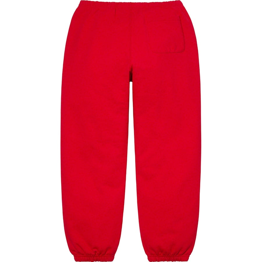 Supreme Small Box Sweatpant (SS21) - Red - $148