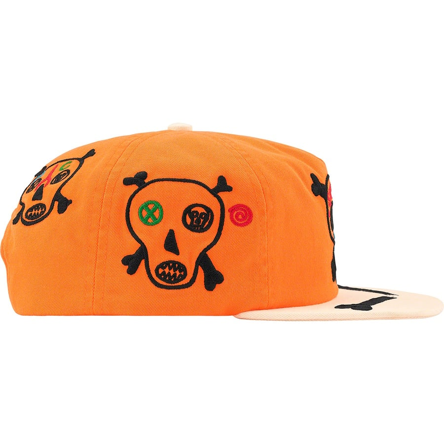 Details on Clayton Patterson Supreme Skulls 5-Panel Orange from spring summer
                                                    2021 (Price is $48)